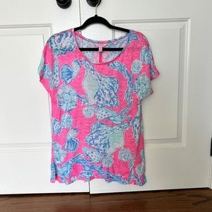 FINAL SALE! Lilly Pulitzer Mikela linen top, size M, EUC!